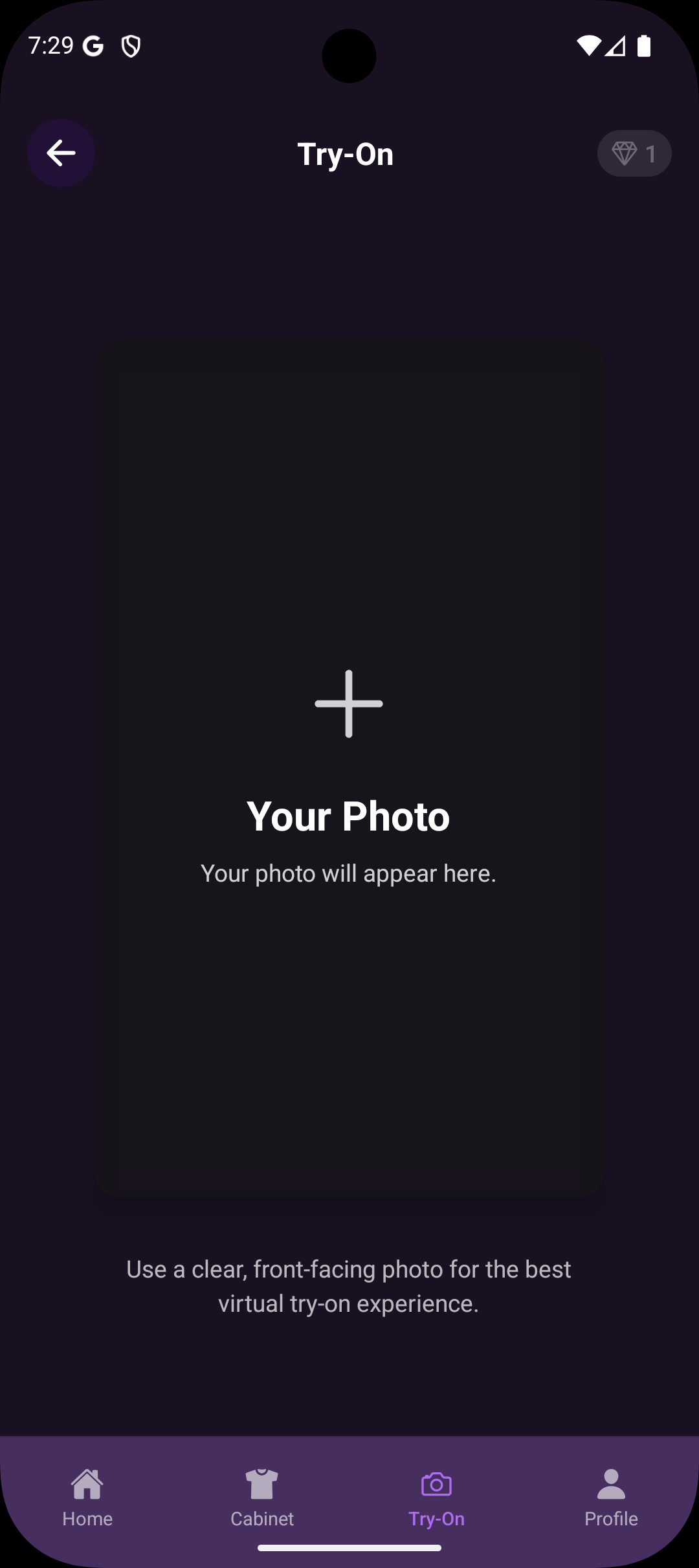 Try On Feature